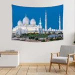 view famous abu dhabi sheikh zayed mosque